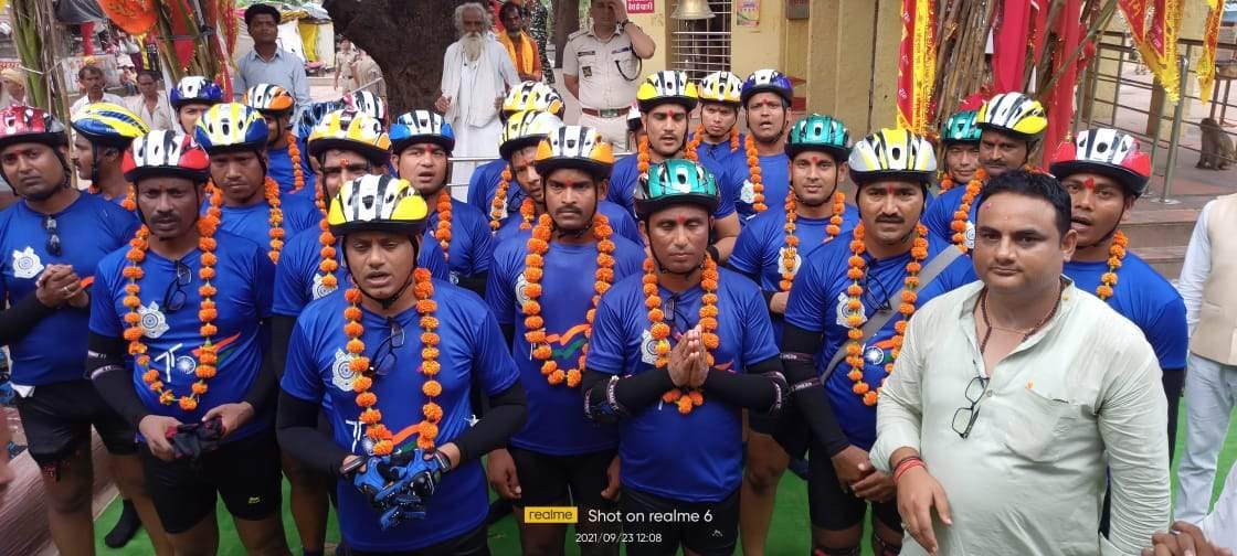 crpf cycle railly welcomed