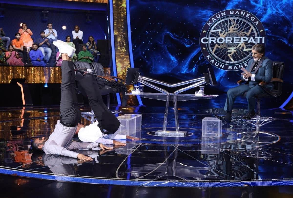 KBC 13: On the sets of the show Jackie and Sunil showed their fitness moves Amitabh Bachchan was stunned