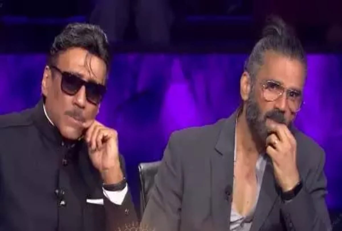KBC 13: On the sets of the show Jackie and Sunil showed their fitness moves Amitabh Bachchan was stunned