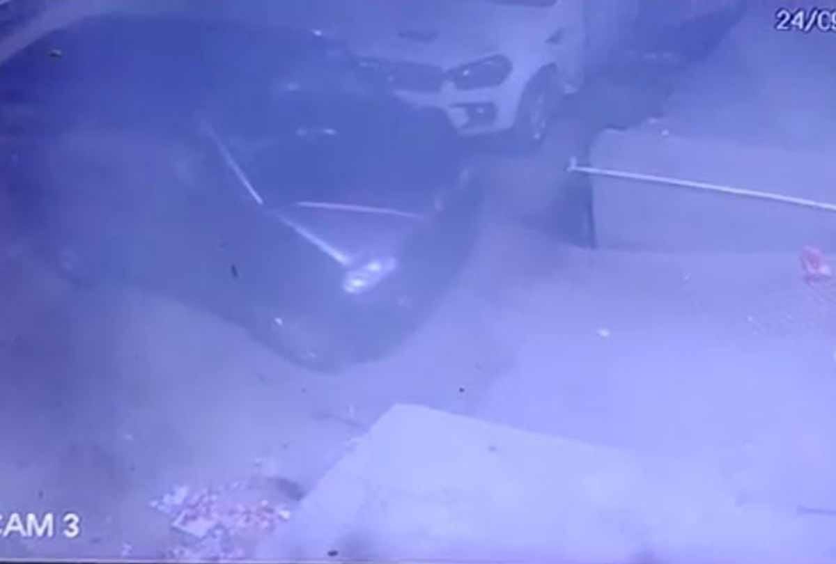Auraiya: Thieves exposed the police patrol, the businessman's car crossed in a few minutes