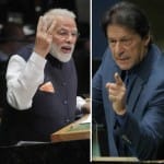 पाकिस्तान के पूर्व प्रधानमंत्री नवाज शरीफ, भारत के पीएम नरेंद्र मोदी और पाकिस्तान के मौजूदा प्रधानमंत्री इमरान खान।