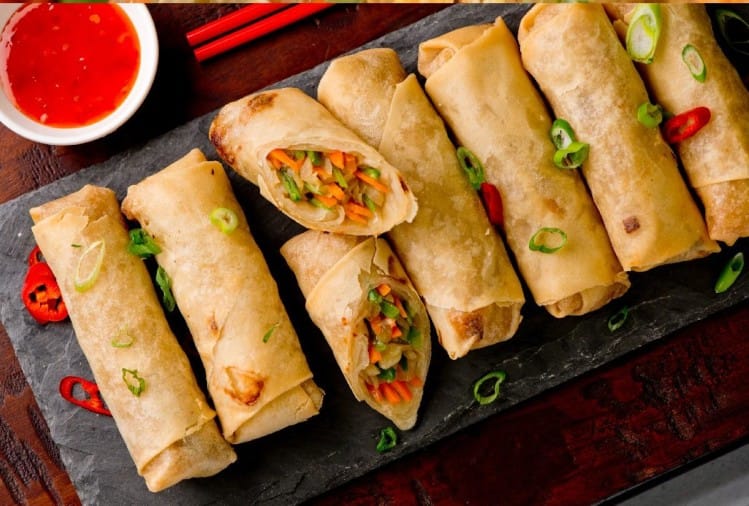 Spring Rolls Recipe In Hindi Indian Snacks Recipes Amar Ujala Hindi