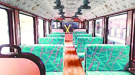 Operation of Vistadome coach is almost fixed from October 2