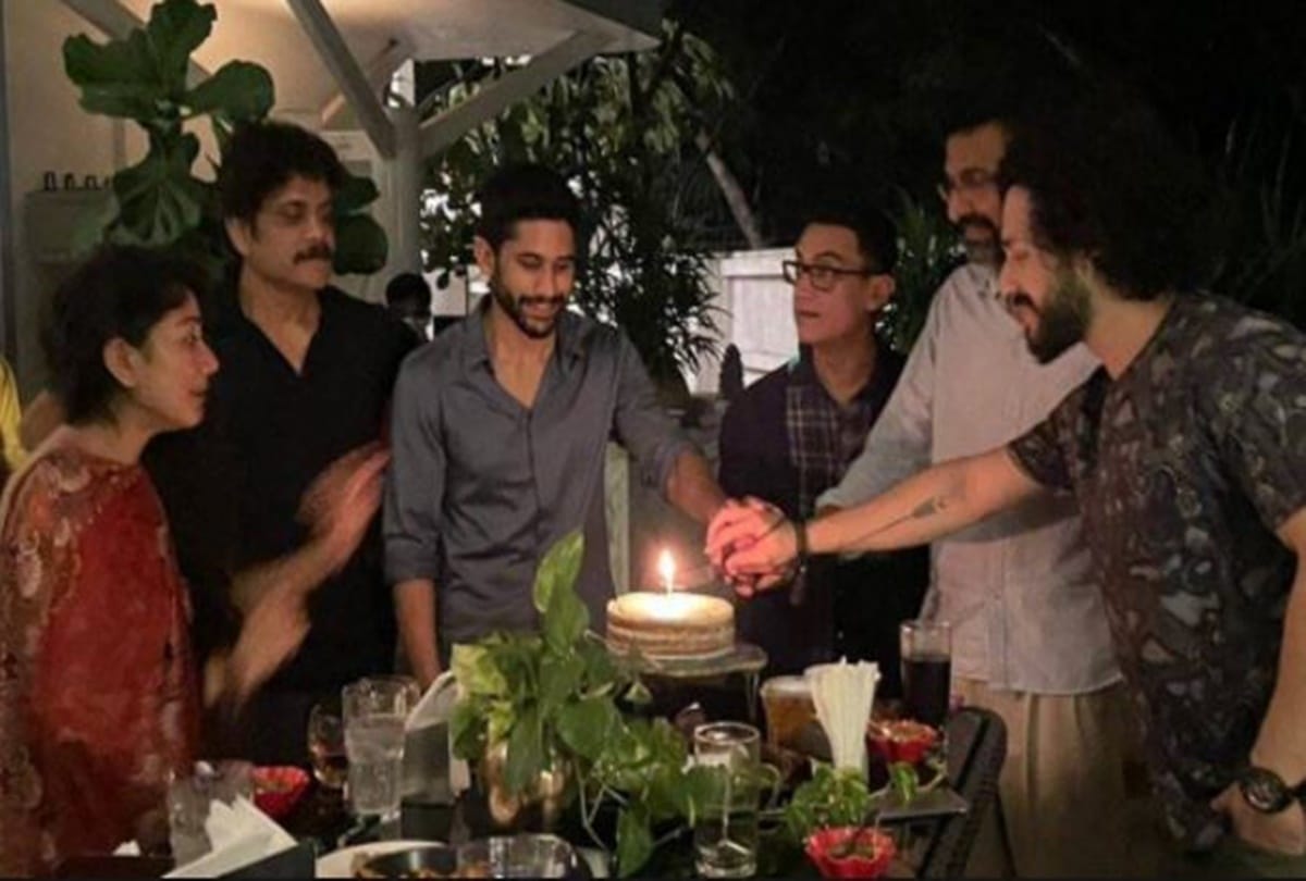 aamir khan attended party hosted by nagarjuna and naga samantha absense fired up the divorce rumour