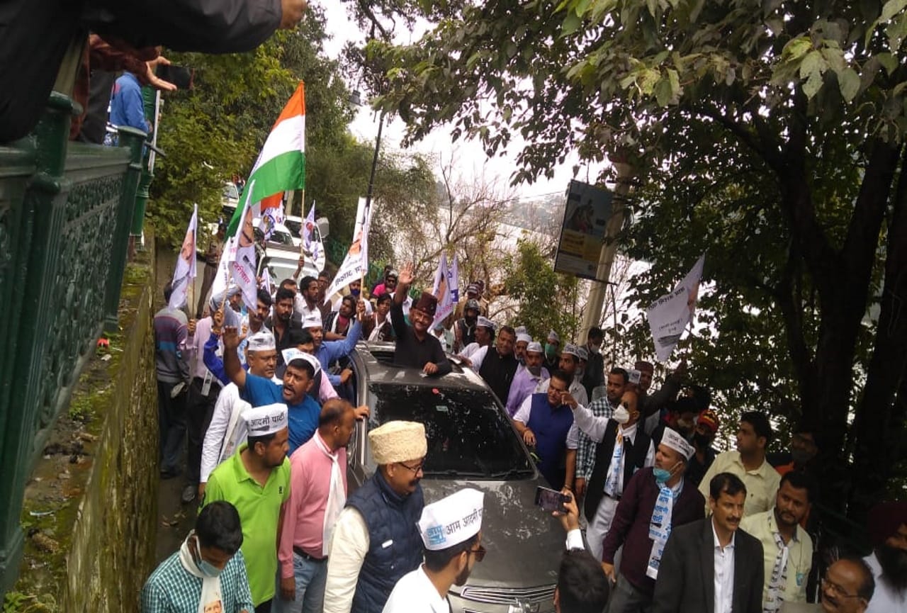 uttarakhand election 2022 aam aadmi party rozgar guarantee yatra starts from nainital