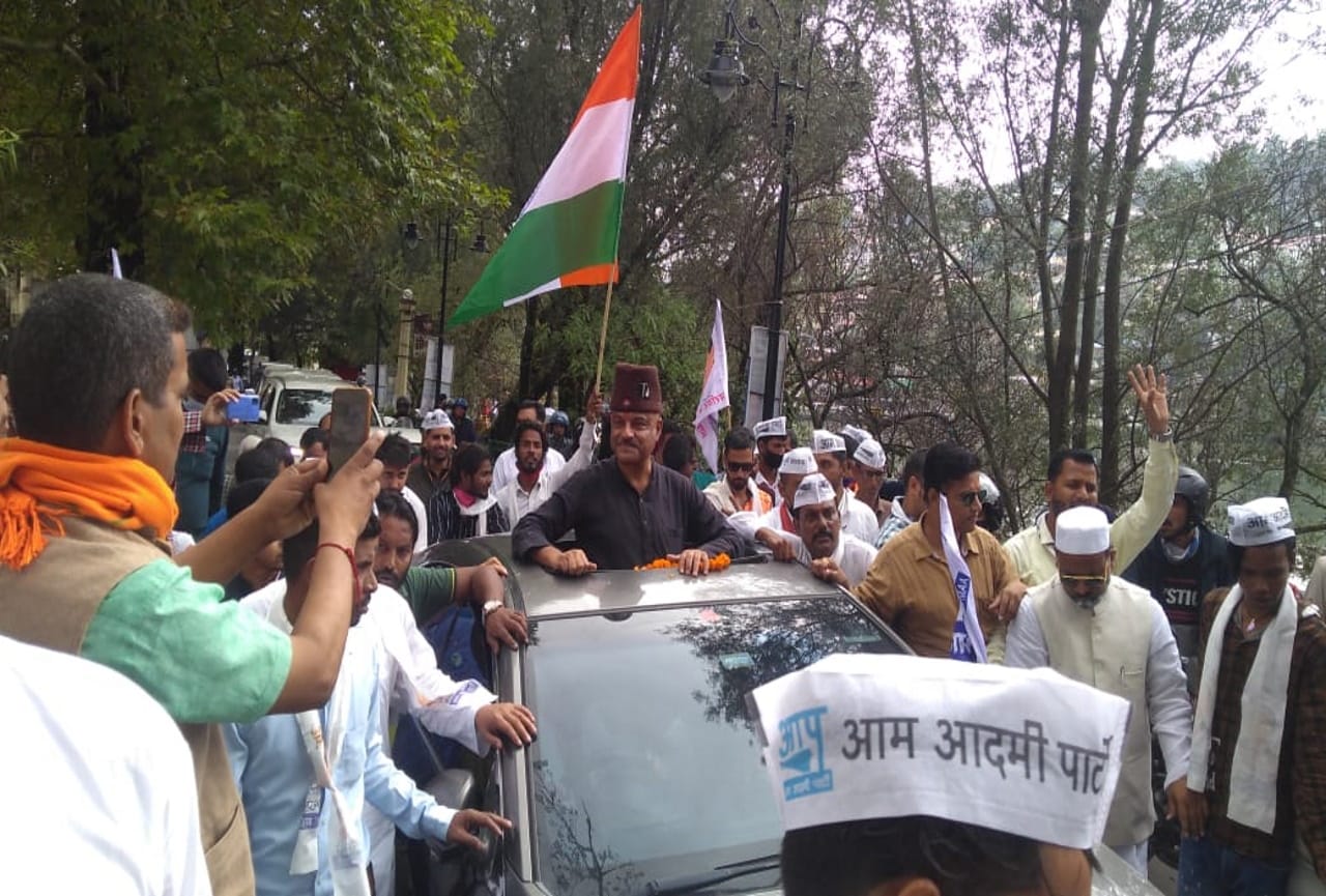 uttarakhand election 2022 aam aadmi party rozgar guarantee yatra starts from nainital