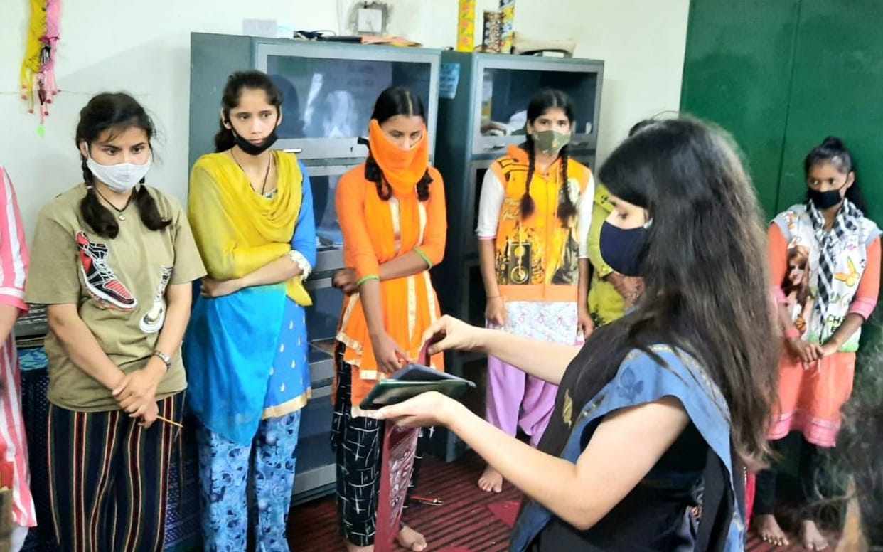 DM Inspects Nari Niketan