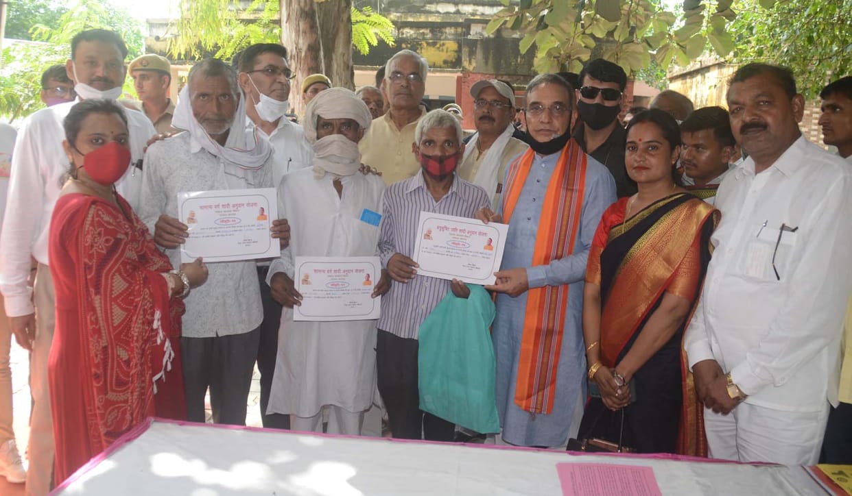 Provided information about welfare schemes, honored the beneficiaries