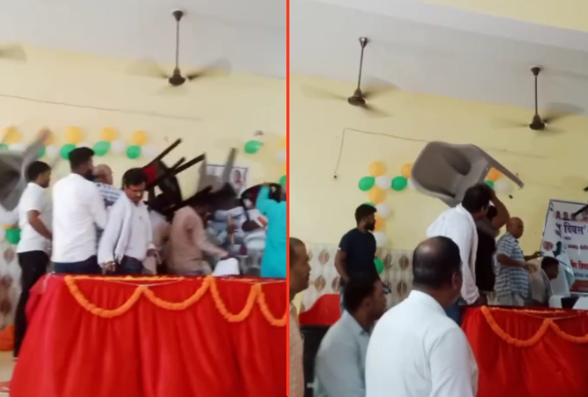 Vishwa Vijay son of Minister of State Jaiprakash Nishad beat up Block Development Officer in deoria