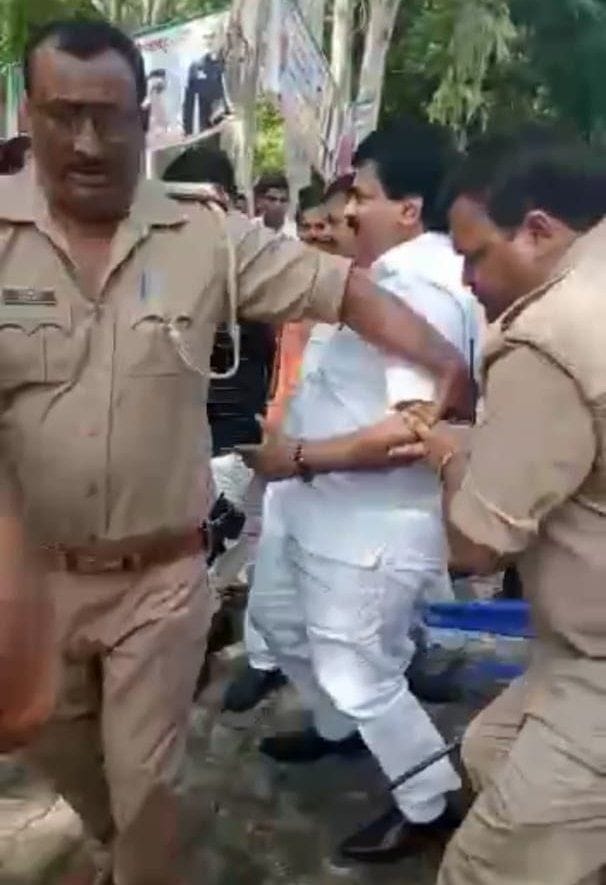 FIR against 27 nominated and 50 unknown including former MP Pramod Tiwari, MLA Mona
