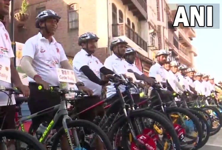 BSF cycle rally from Jallianwala Bagh To celebrate Azadi ka Amrit Mahotsav