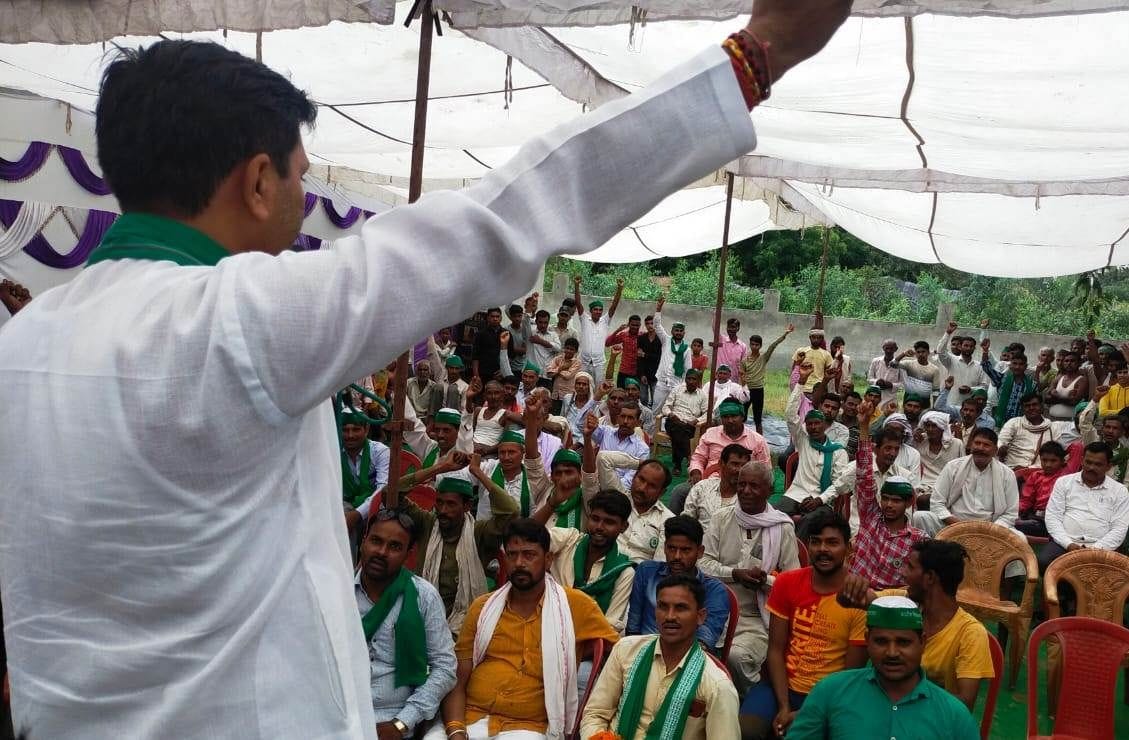 protest,bhakiyu,kisaan aandolan,kuldeep pandey,bhakiyu swaraj