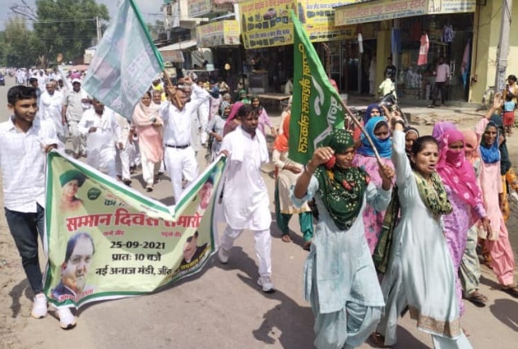 Indian National Lok Dal Rally in Jind