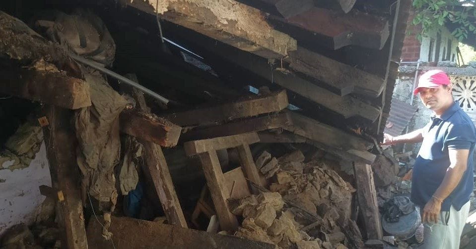 Building Collapsed in Ranikhet