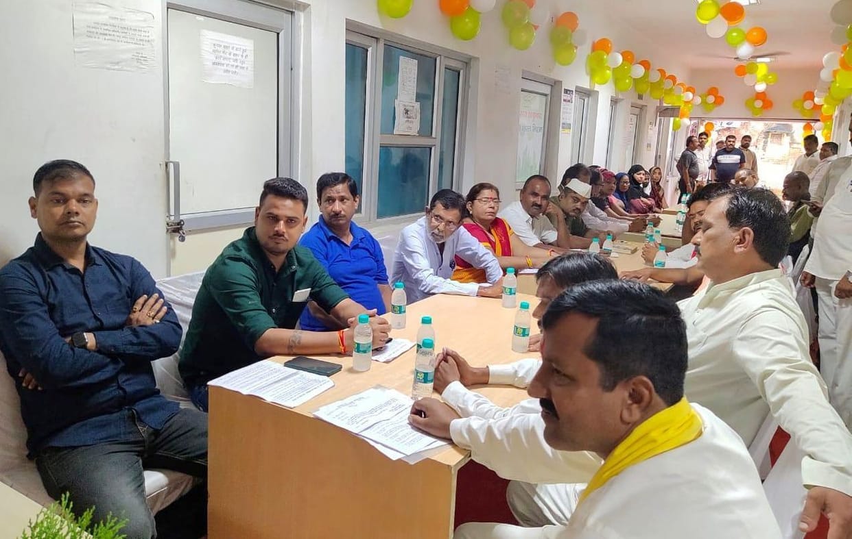 The uproar of the members due to the tender out of the constructed road