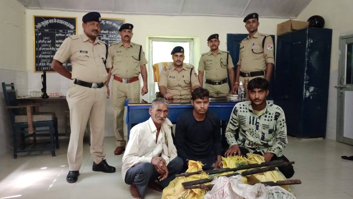 Railway police recovered point machine motor and slide from scrap shop, caught two