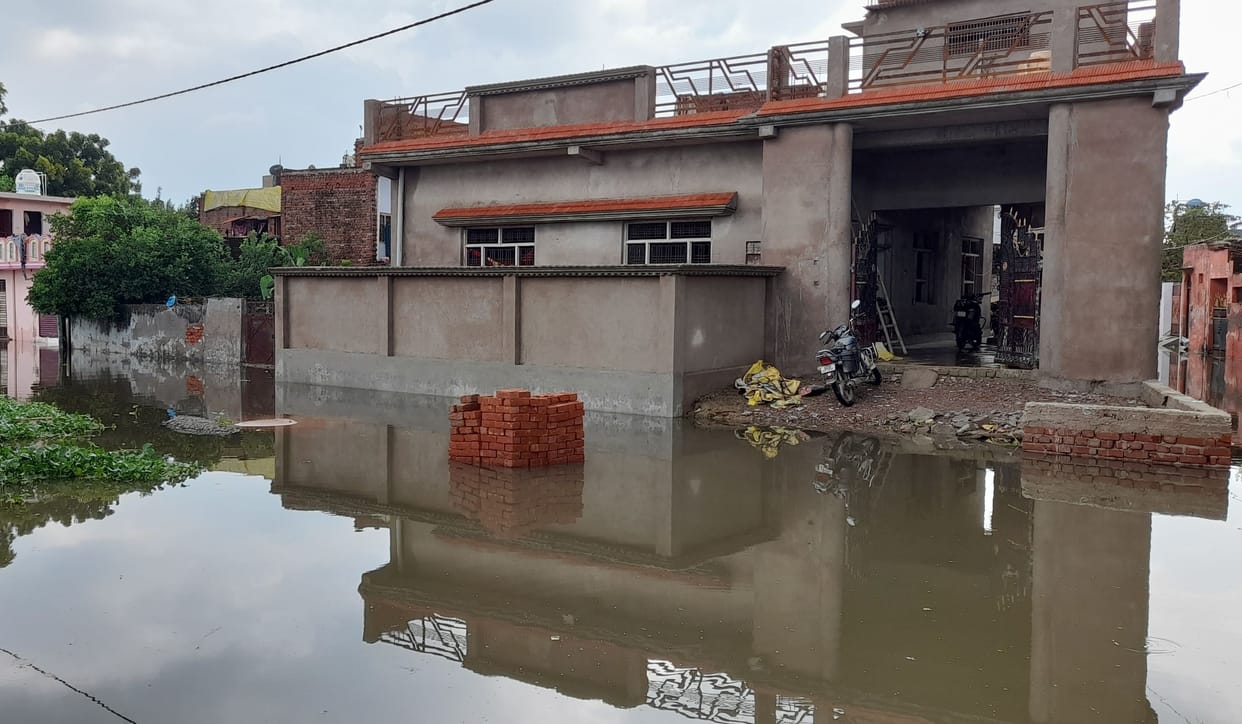Waterlogging everywhere due to rain