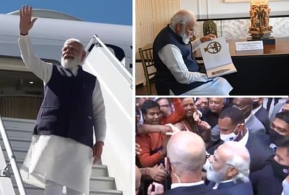 Narendra Modi emplanes for India With 157 artefacts after concluding his US visit Latest News Update