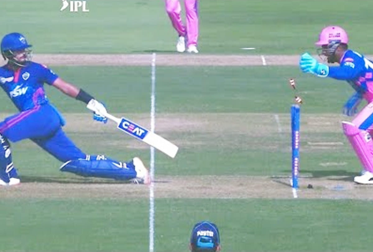 IPL 2021: Fastest Stumping by Sanju Samson does MS Dhoni to dismiss Shreyas Iyer; Watch video | DC vs RR  Rajasthan Royals vs Delhi Capitals