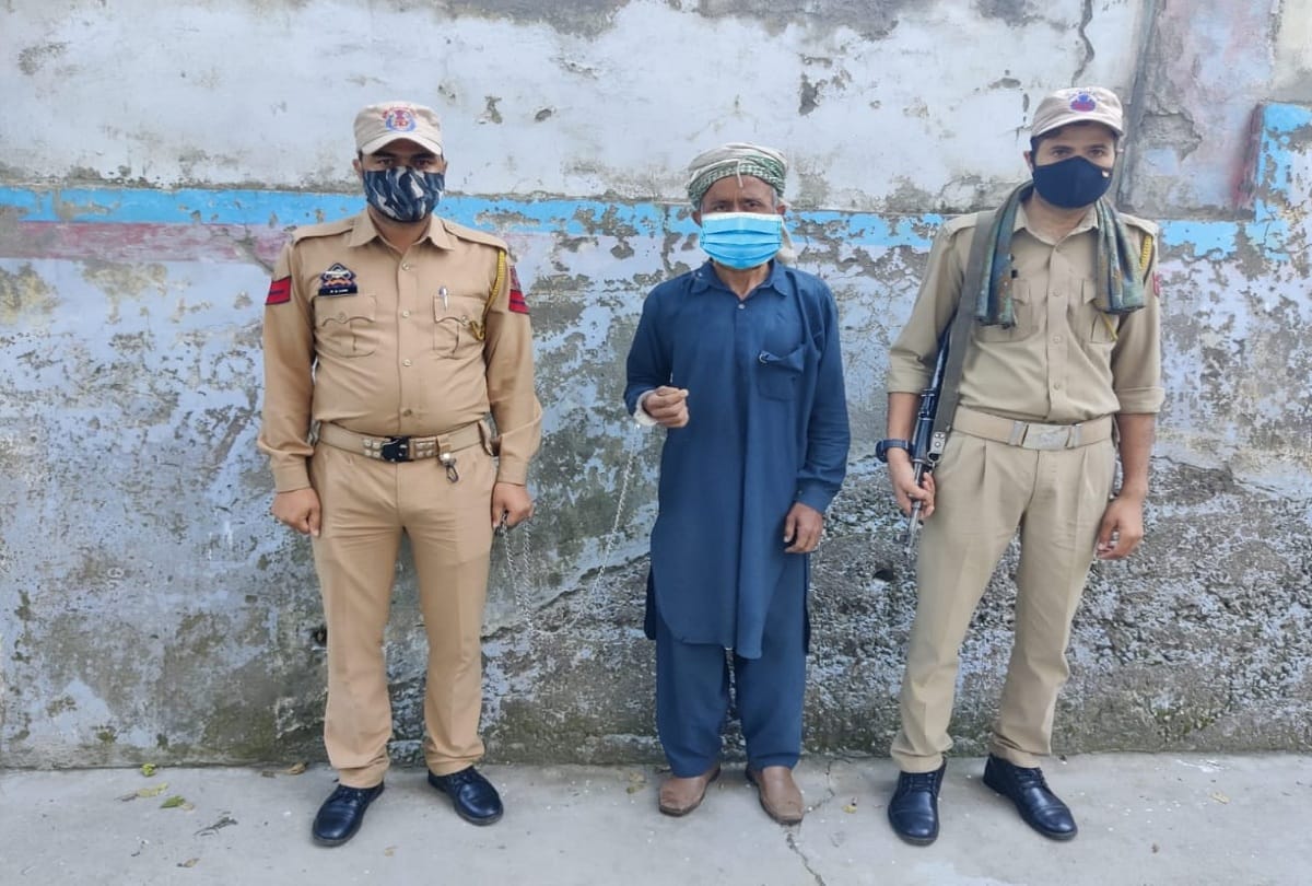 Kishtwar Police apprehended another absconder former terrorist
