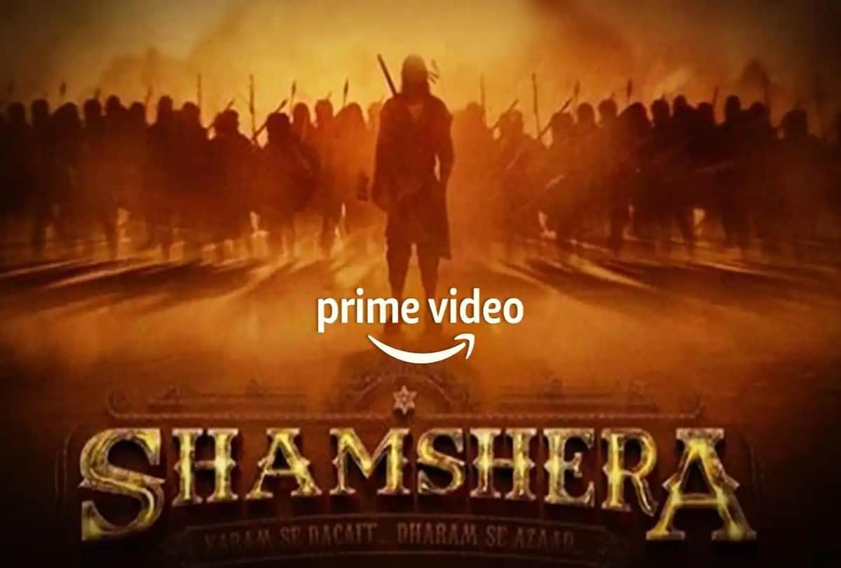 Shamshera Poster Ranbir Kapoor Look Out Vaani Kapoor, Sanjay Dutt Film Will Release On 22 July 2022