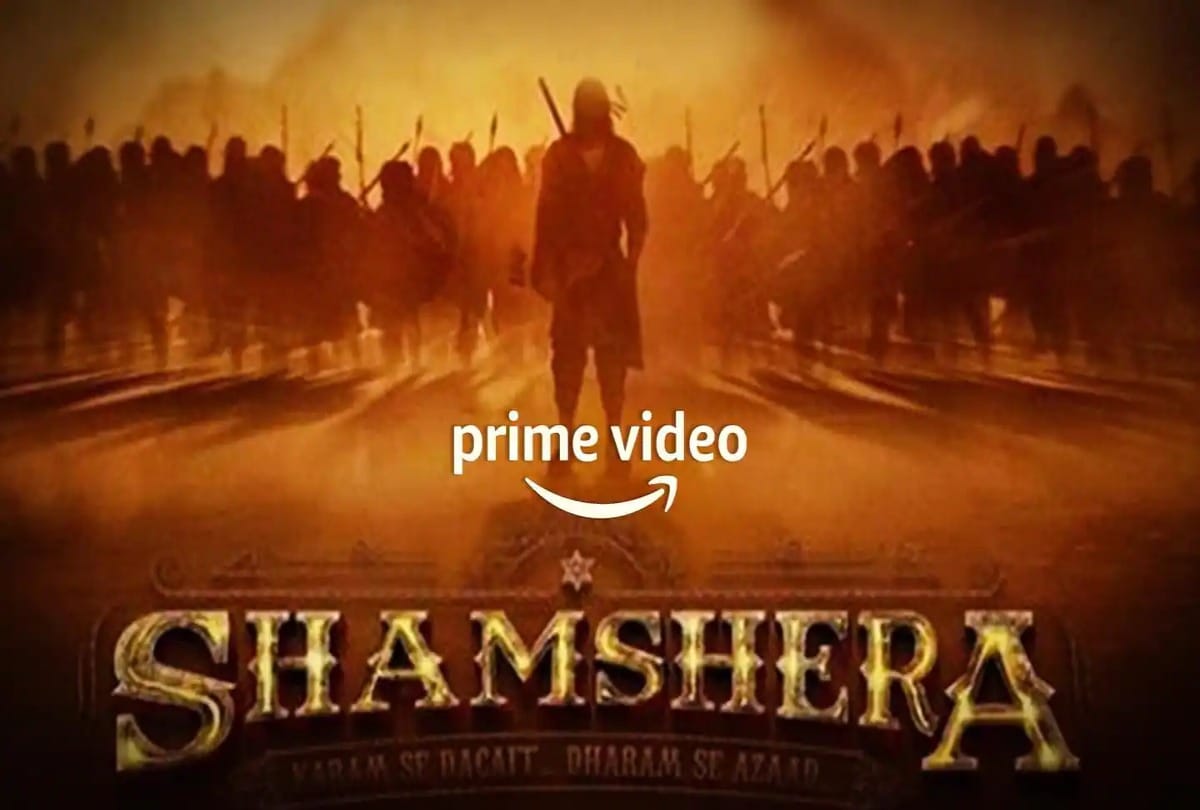Shamshera Poster Ranbir Kapoor Look Out Vaani Kapoor, Sanjay Dutt Film Will Release On 22 July 2022