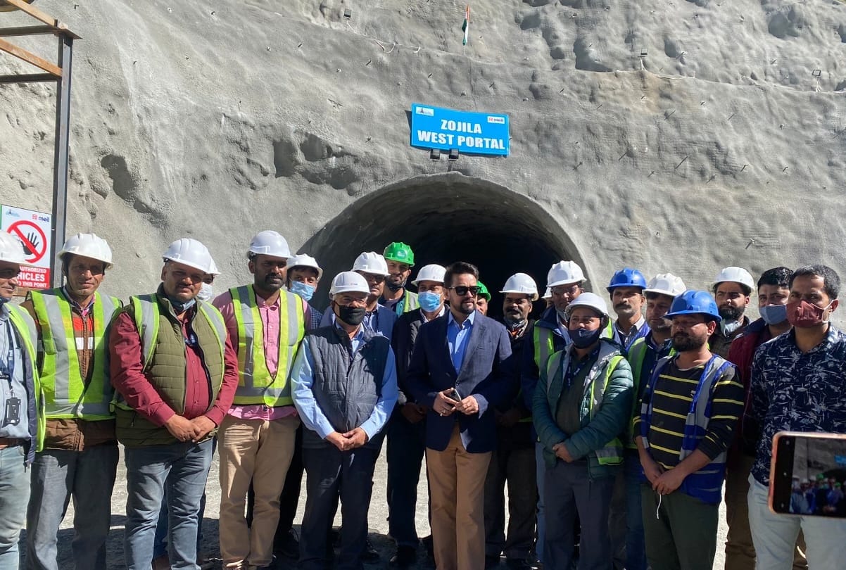 Union Information and Broadcasting Minister Anurag Thakur said Zojila tunnel is important for national security Jammu and Kashmir and Ladakh