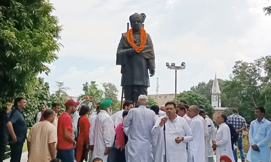 au Devi Lal Jayanti celebrated with pomp in Cheeka