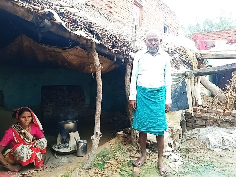 raw houses collapse in rain