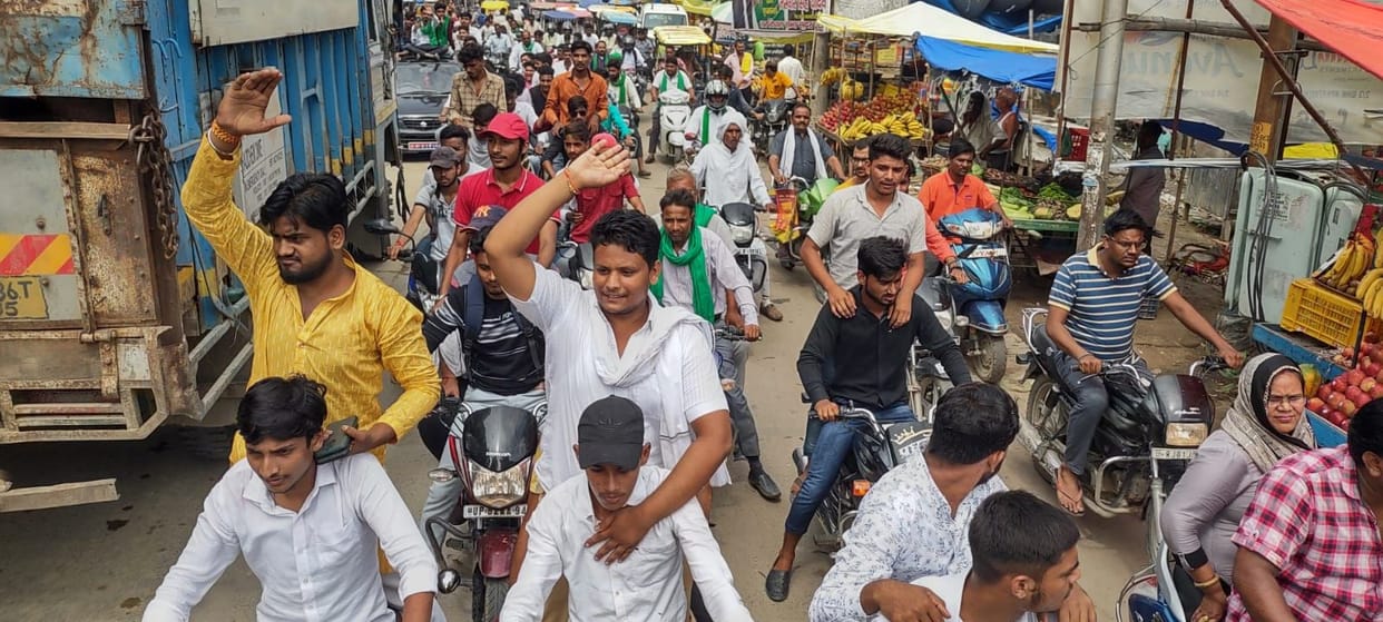Farmers' India bandh today, bike rally taken out