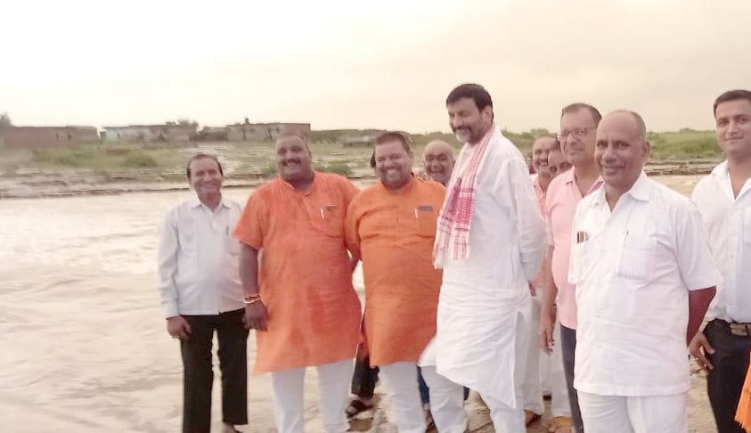 Bridge will be built in Bardaha river, land worship in Navratri