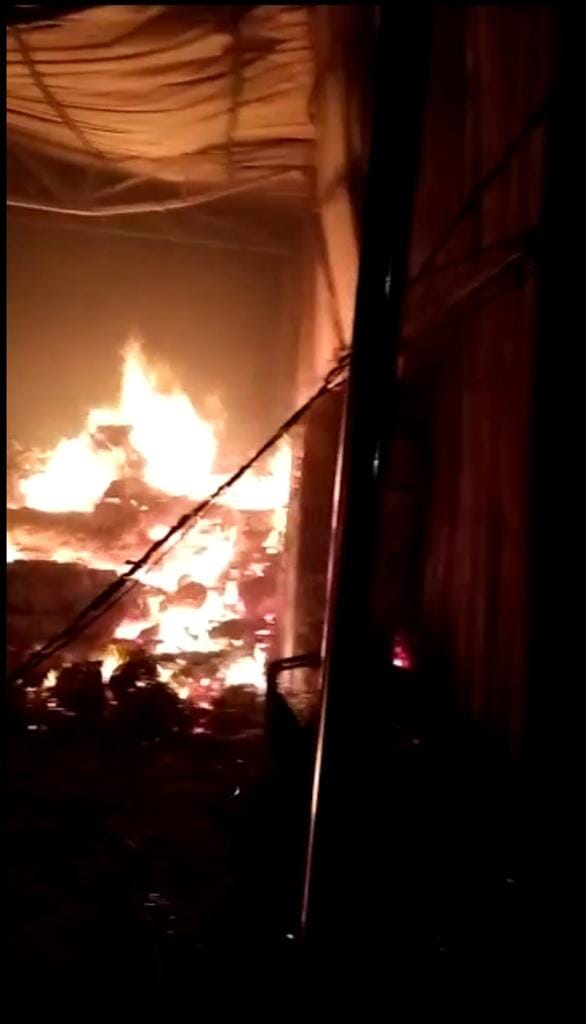 Major fire in jacket and yarn dyeing factory due to short circuit