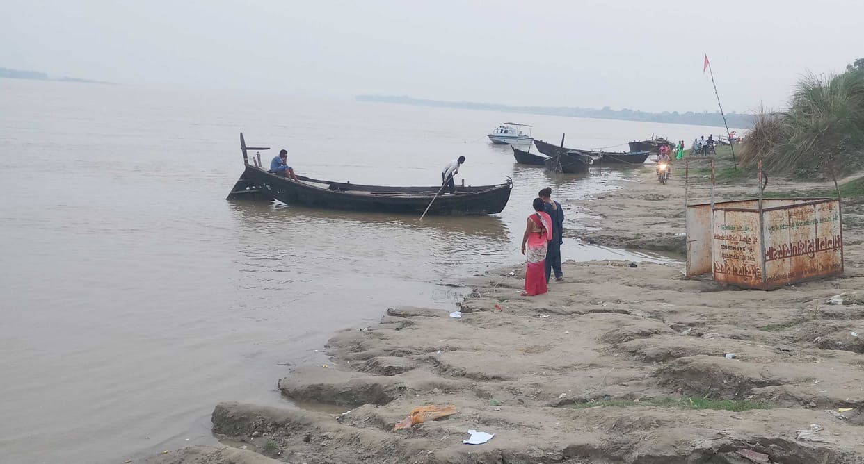Ganga's water level rises, Shraddha site submerged