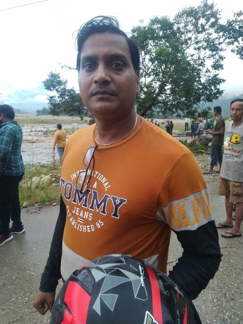 Bike in Dhangarhi drain, tourist saved
