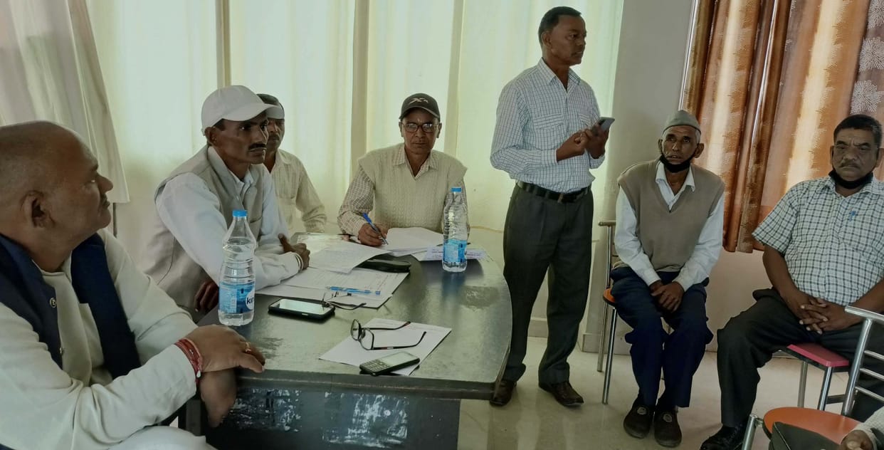 Protest by PDS Vendores in Champawat