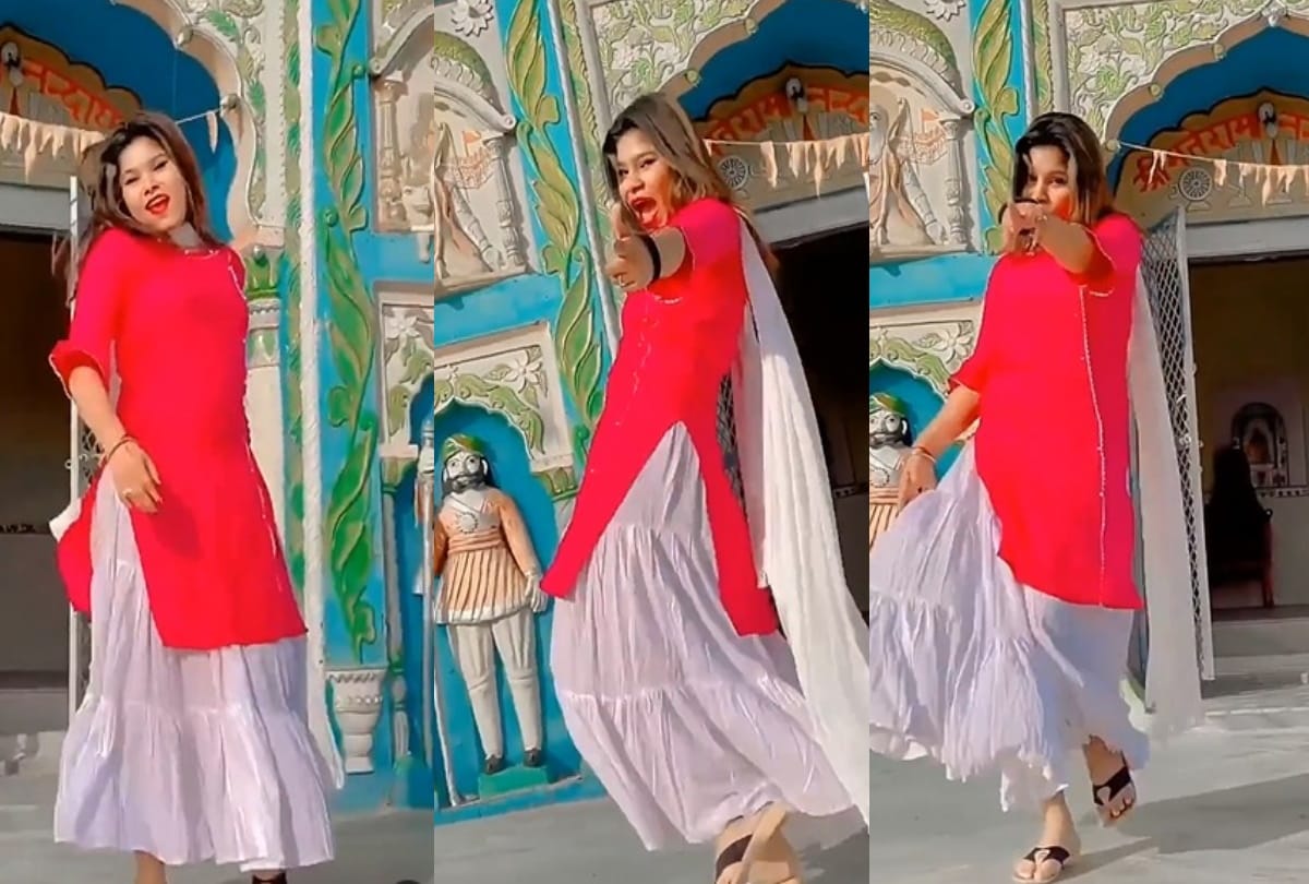 MadhyaPradesh News: Another dancing girl in front of temple