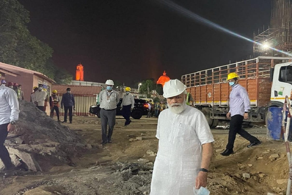 New Parliament House: Know how PM Modi encouraged the workers at site