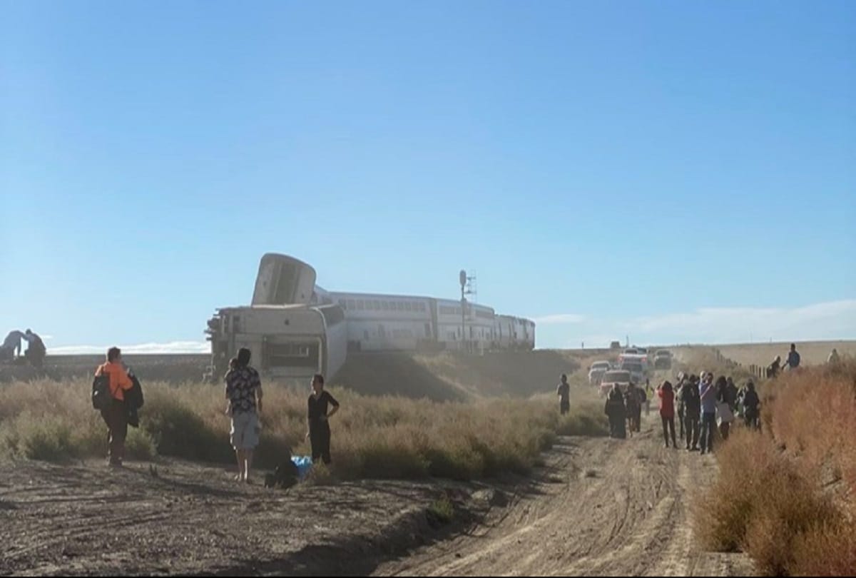 Multiple people injured after an Amtrak train that runs between Seattle and Chicago derailed in north central Montana