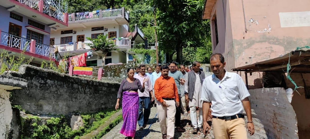 Municipal President inspected various wards