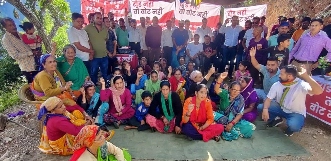 No Road No Vote in Moonakot