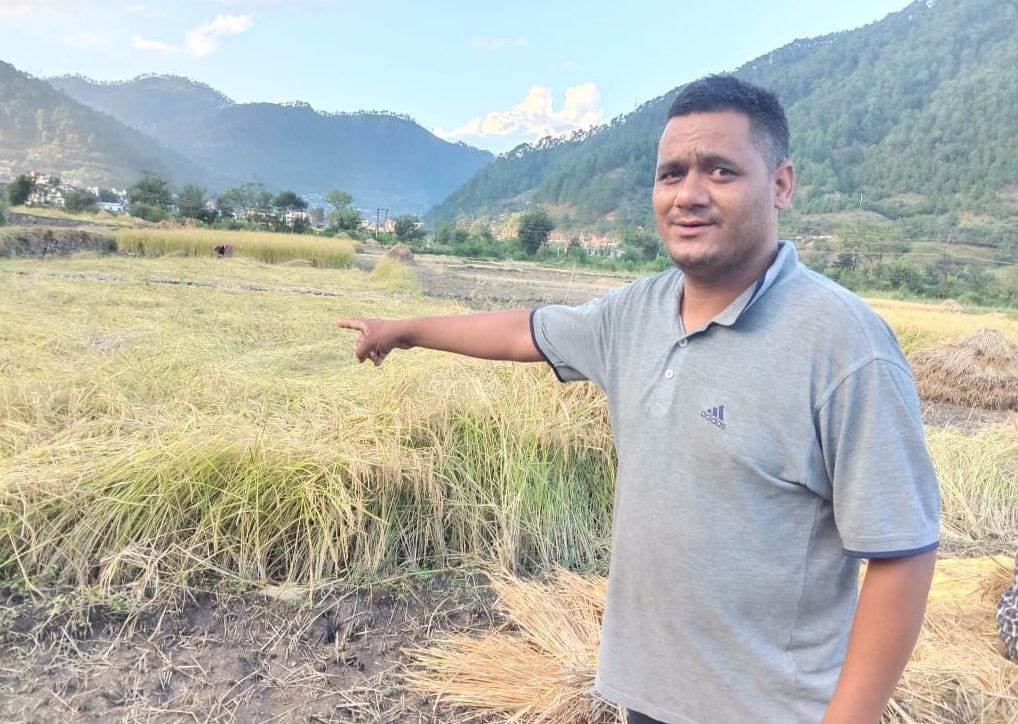 Crope Dameged in Someshwar