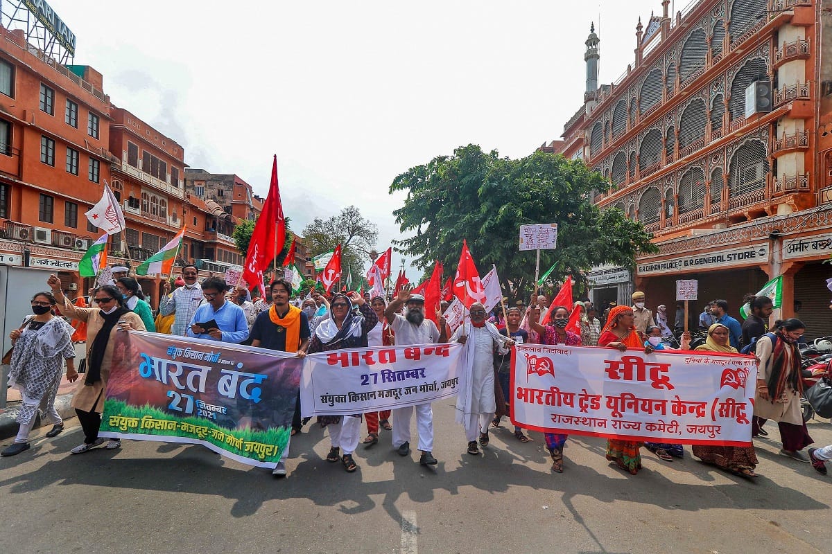bharat bandh by farmers against new farm laws of center all updates effect protests traffic problems
