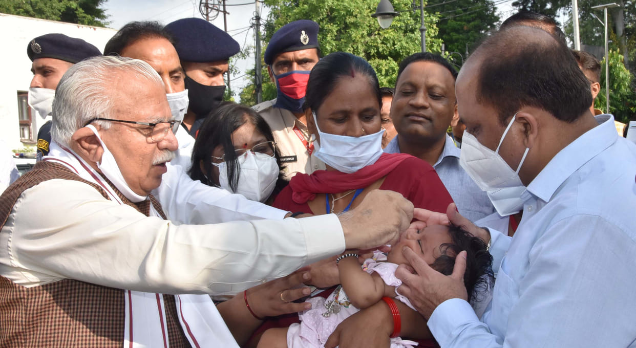 Chief Minister launched Pulse Polio campaign