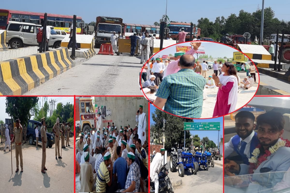Chakka Jam: Roads and markets closed in all districts of western UP, BKYU made toll free in Meerut, police force deployed