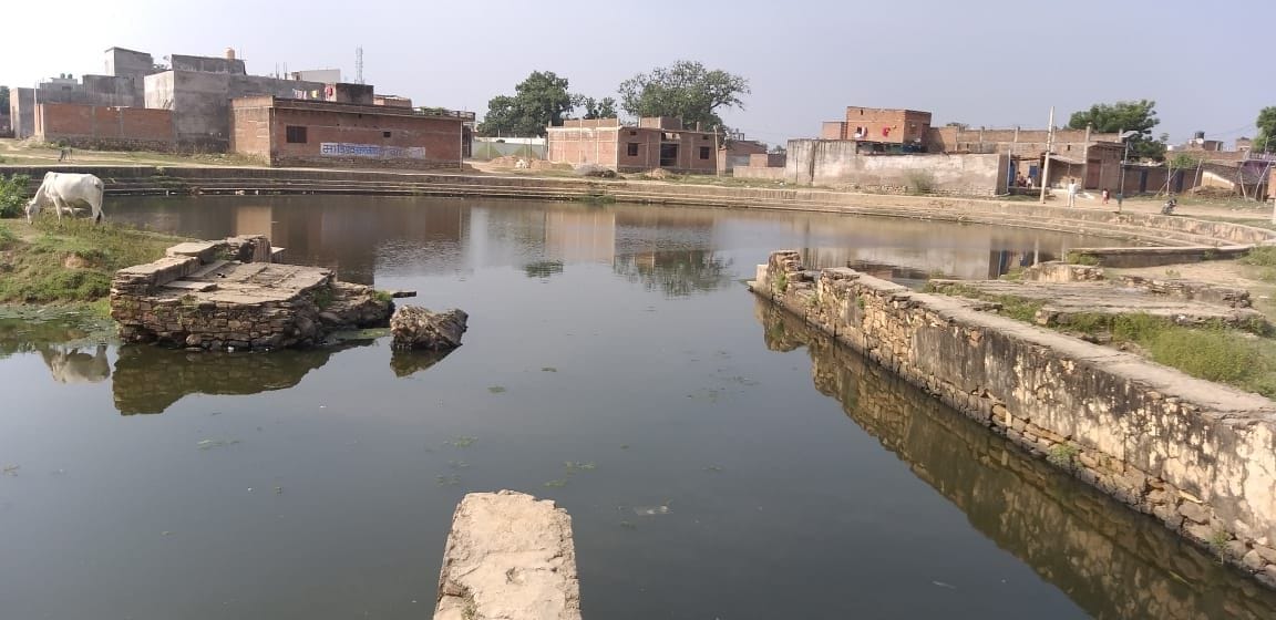 Five historical ponds are neglected in Dharmanagari