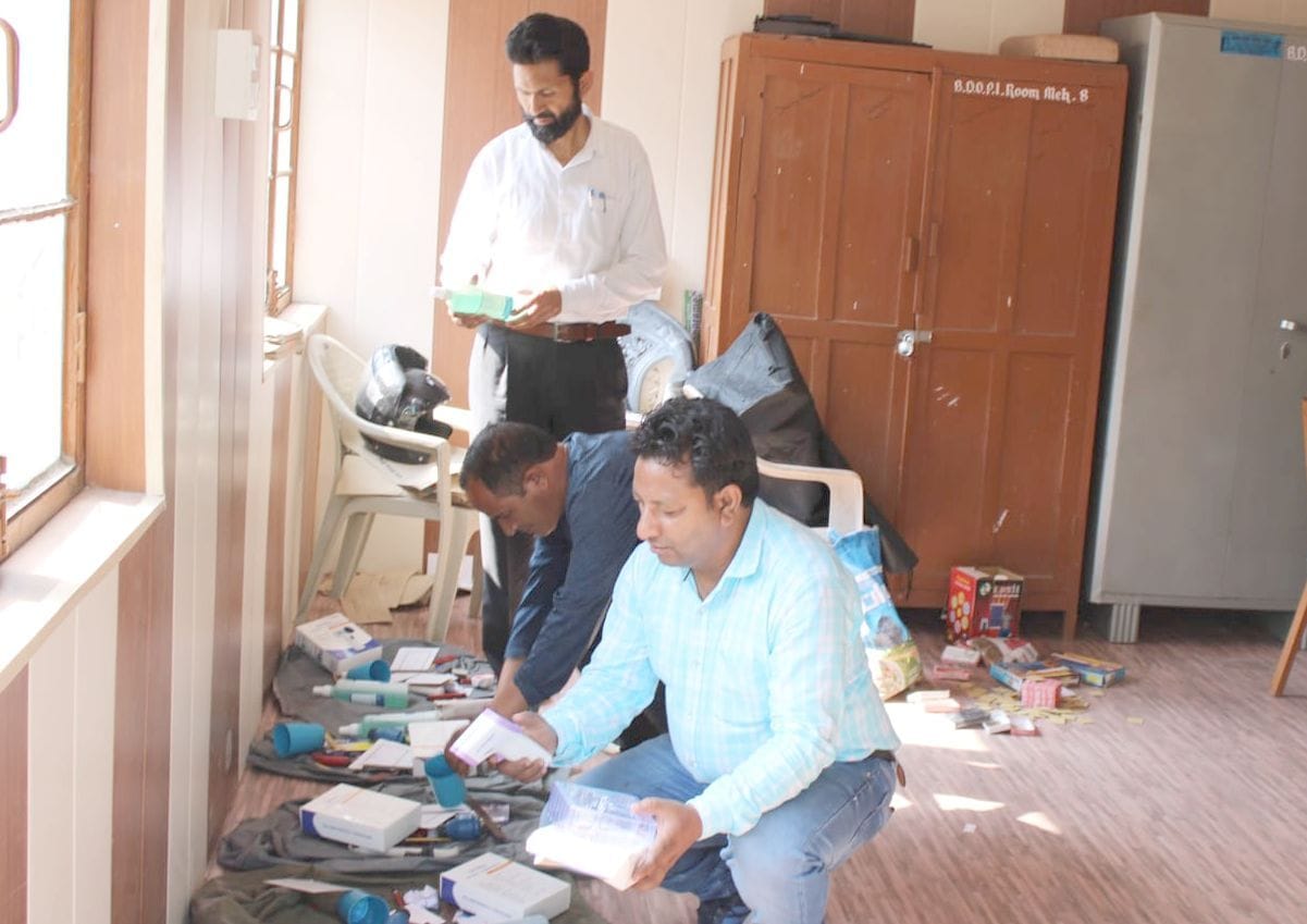 52 polling parties with election material leave for polling stations