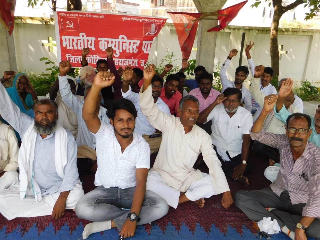 CPI staged a sit-in, submitted memorandum