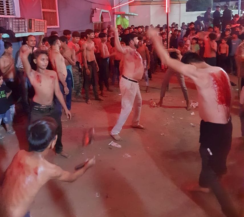 In Hallaur town, the learned people mourned