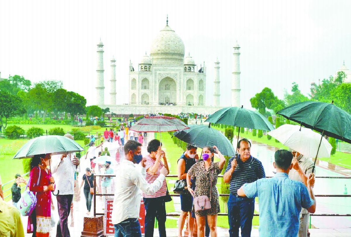 World Tourism Day 2021: world tourism day indian tourists returned to the Taj Mahal