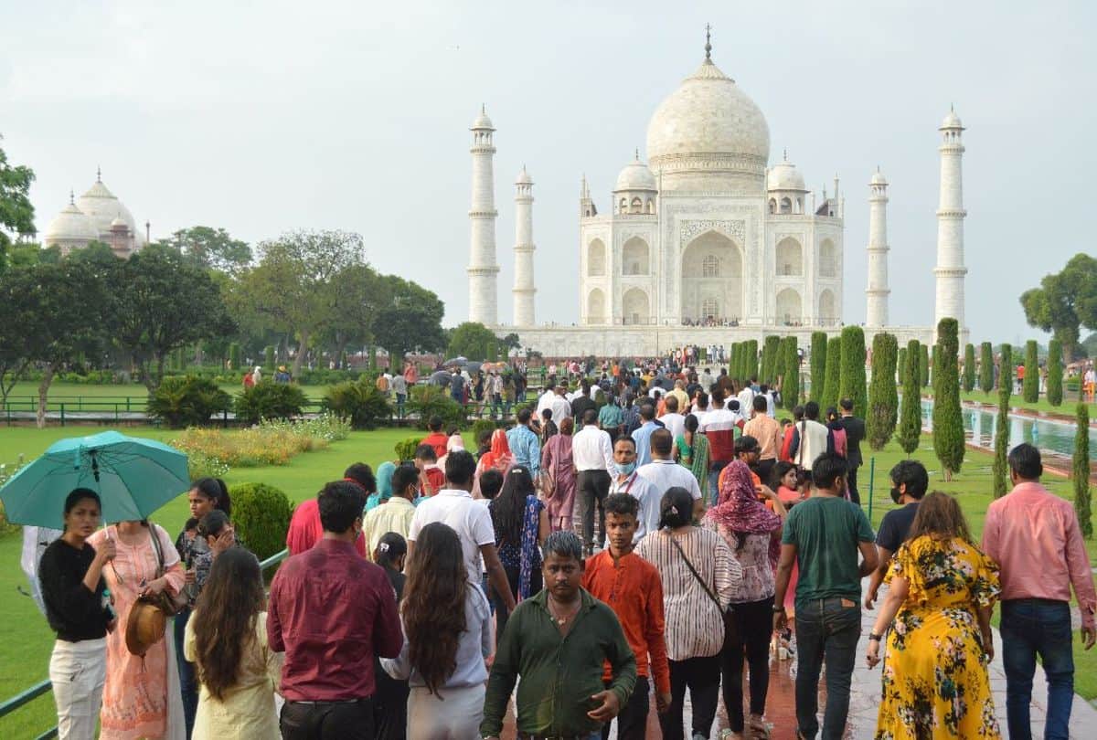 World Tourism Day 2021: world tourism day indian tourists returned to the Taj Mahal